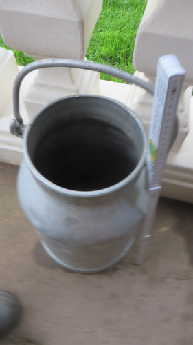 Alte milchkanne aluminium - l,