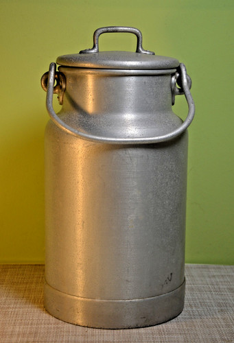 Rein aluminium milchkanne 6 - ,,
