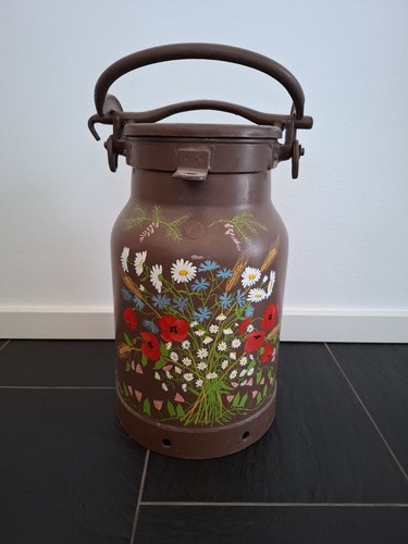 Alte milchkanne handbemalt - alte,
