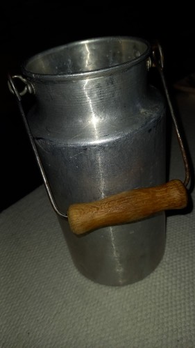 Alte blechmilchkanne ohne - alte,