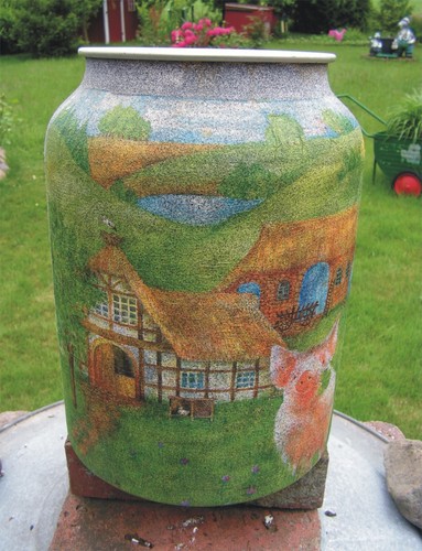 Alte große aluminium liter - alte,