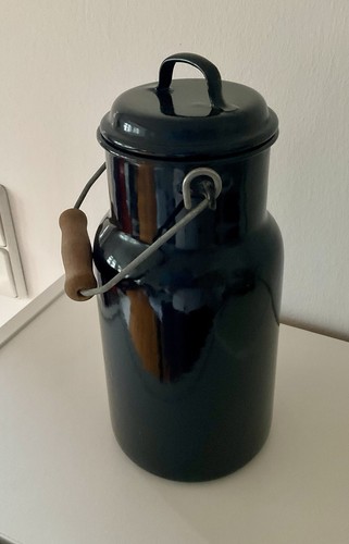 Antikes emaille gefäß - antikes, emaille-gefäß