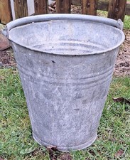 Alter Zink Eimer  Schöne Deko