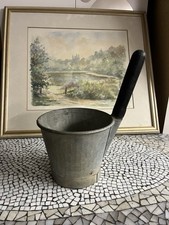 Antiker Jaucheschöpfer Zink