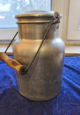 Alu Milchkanne mit Deckel und