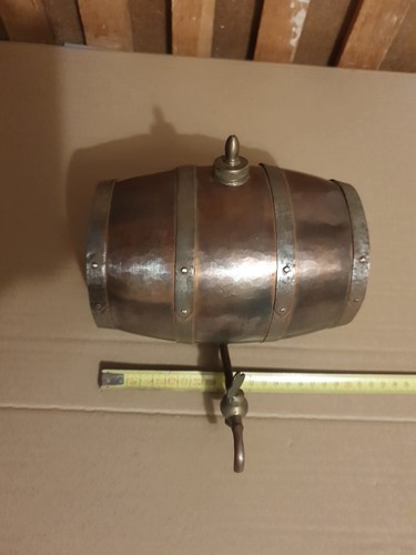Vintage fass aus kupfer - kupfer,