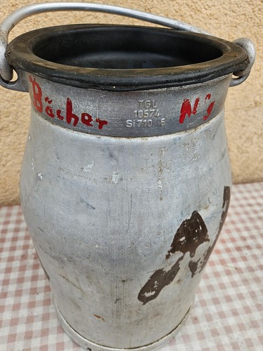 Ddr milchkanne liter alu - ddr,
