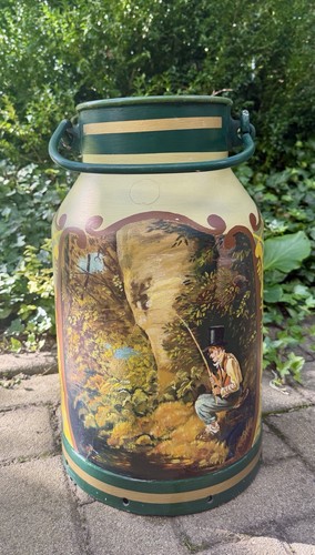 Alte handbemalte milchkanne - alte,