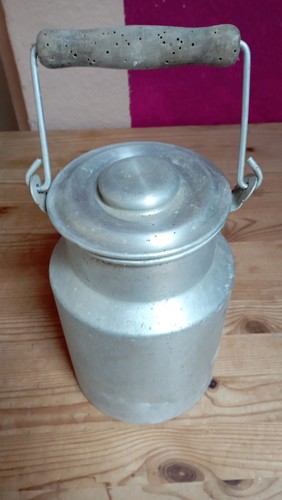 Kleine alte milchkanne alu - kleine,