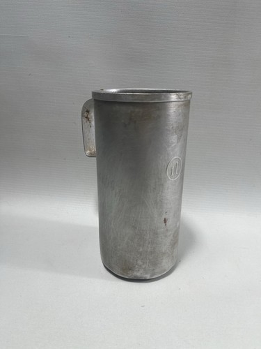 Alter becher aluminium liter - becher, 1