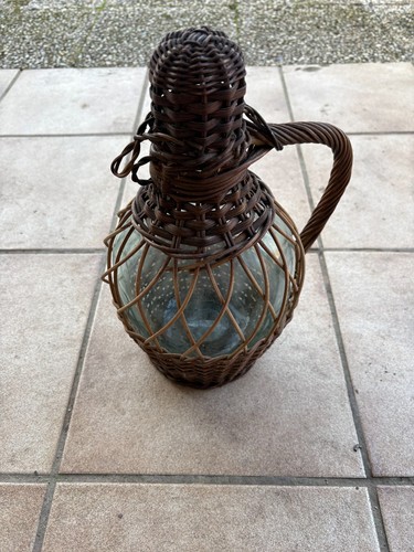 Vintage korbflasche - vintage,