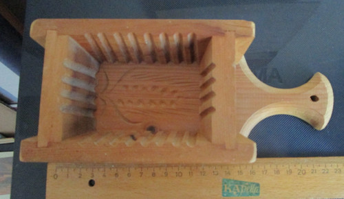 Buttermodel aus holz mit - aus,