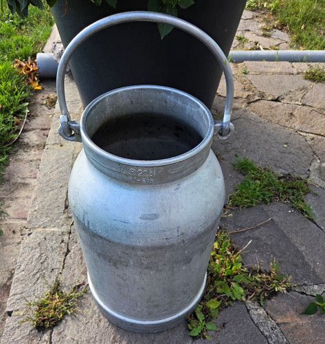 Antike milchkanne aus - antike,