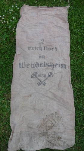 Alter sack von 1938 leinensack - alter,