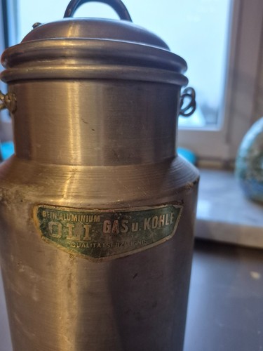 Alte kleine milchkanne aus - kleine,