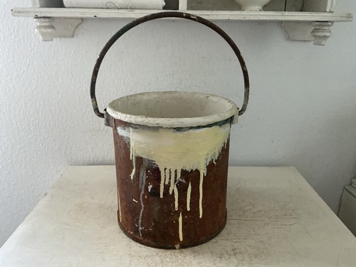 Alter eimer farbeimer metall - alter,