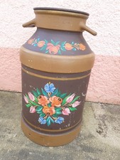 Vintage Milchkanne Aluminium