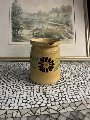 Antik hanferware ton - ton, töpfchen