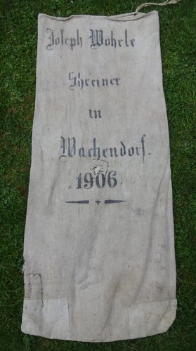 Alter sack von 1906 leinensack - sack,