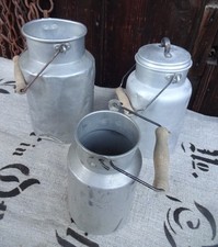 3 x Alte Milchkanne Milch