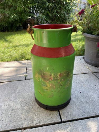 Antike milchkanne handbemalt - antike,