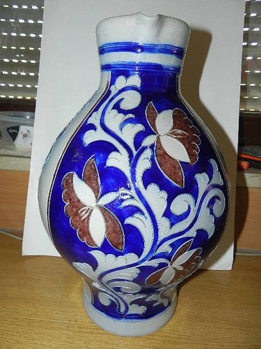 Liter steingut krug grau - 10,