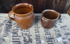 2 x Alter Krug Milchhafen