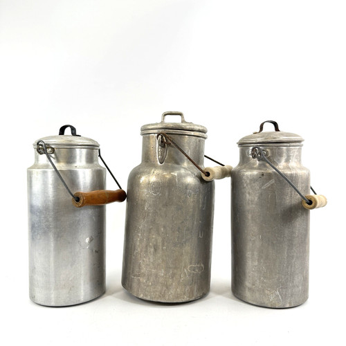 Vintage milchkanne - 3x,