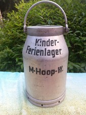 Alte Milchkanne Aluminium
