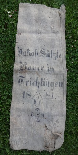 Alter sack von 1881 - von,